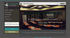Desktop Screenshot of electriciantesting.com